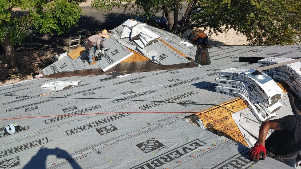 Full Roof Replacement and Hail Damage Restoration in Fredericksburg by Caliber Restoration LLC