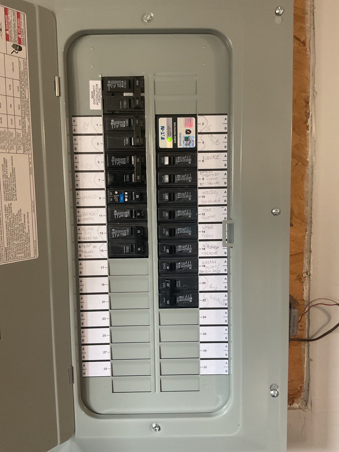 100A Panel Replacement with Whole House Surge Protection – Installed by ZAM by ZAM Electric