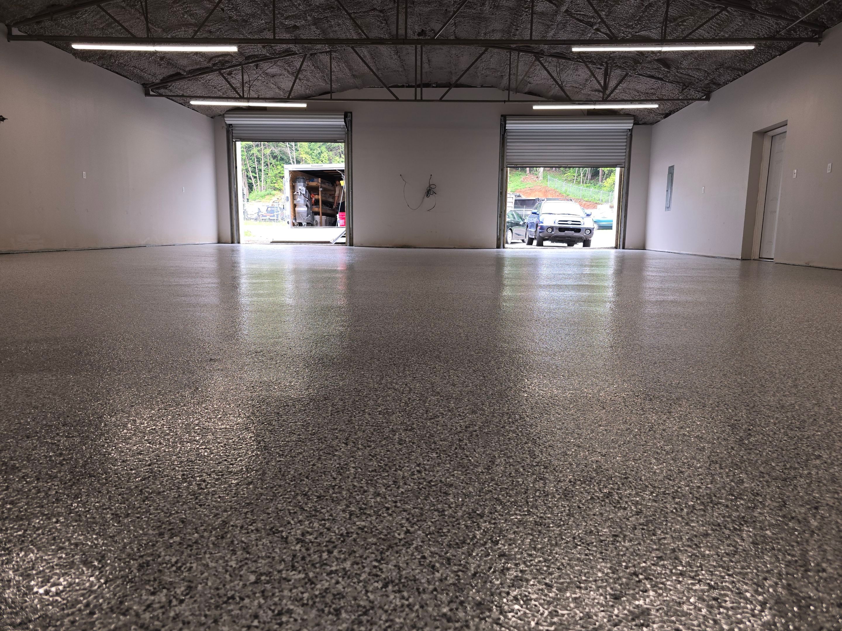 Super old and oily concrete brought back to life by Elite Floor Solutions