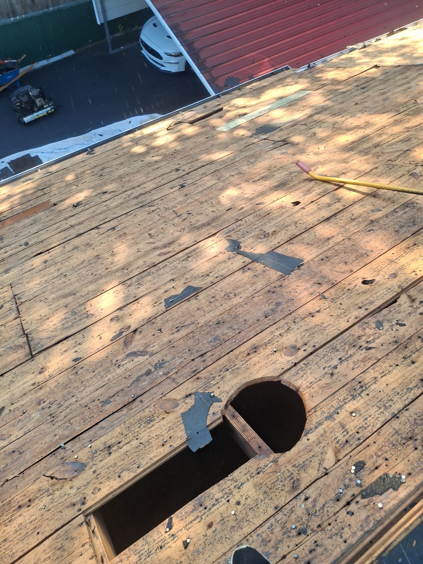 Residential Roofing Installation using GAF Timberline HDZ Weatherer Wood by Rainstoppers Roofing