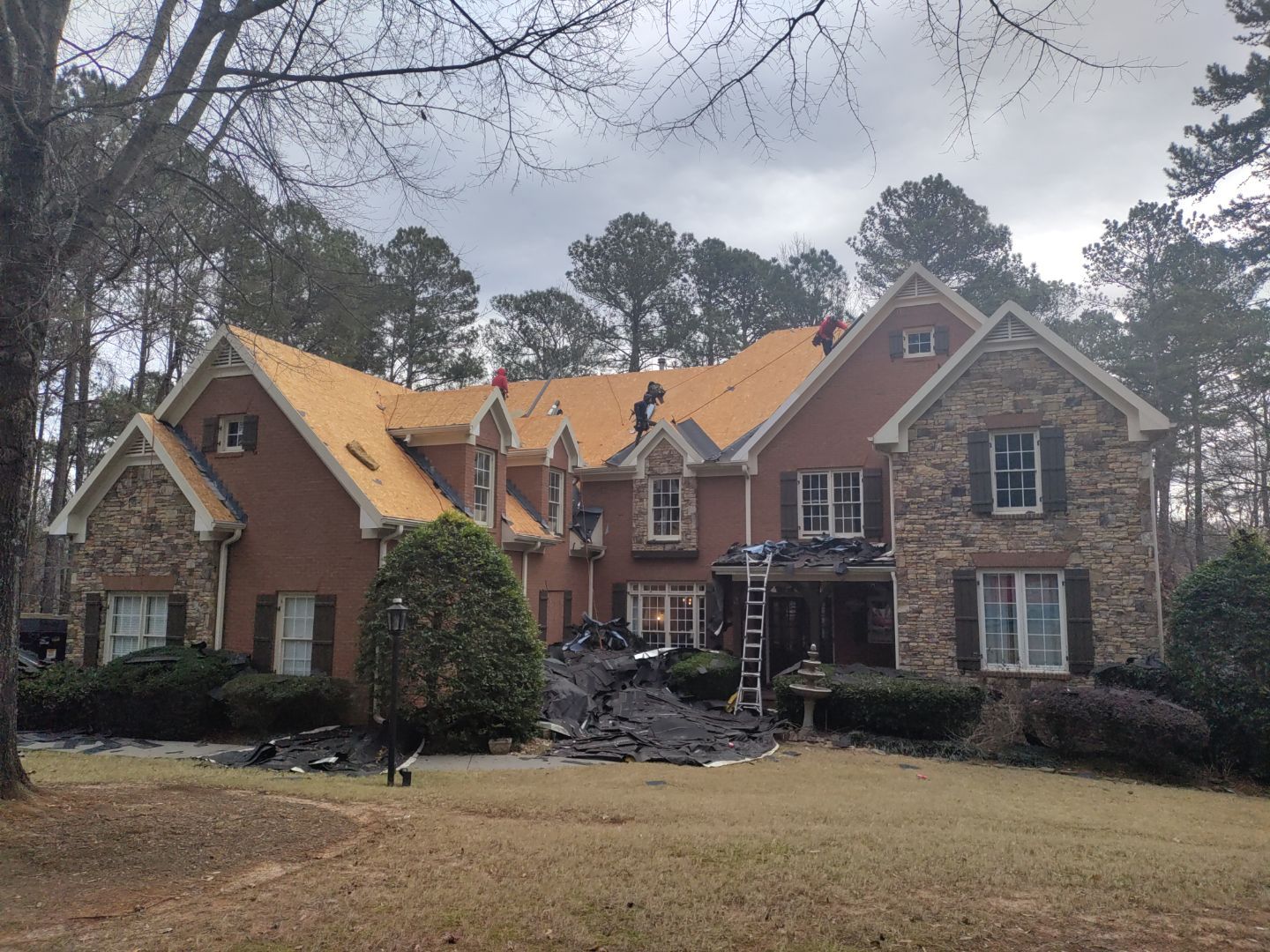 Residential Roofing Installation using Owens Corning by Inspector Roofing and Restoration