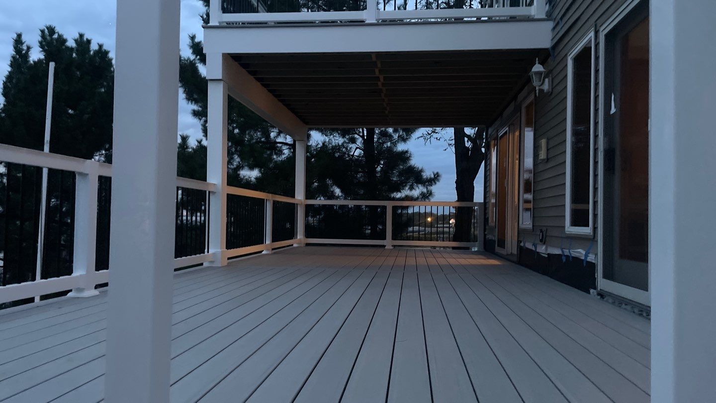Waterfront deck In Keyport  by deck guardian