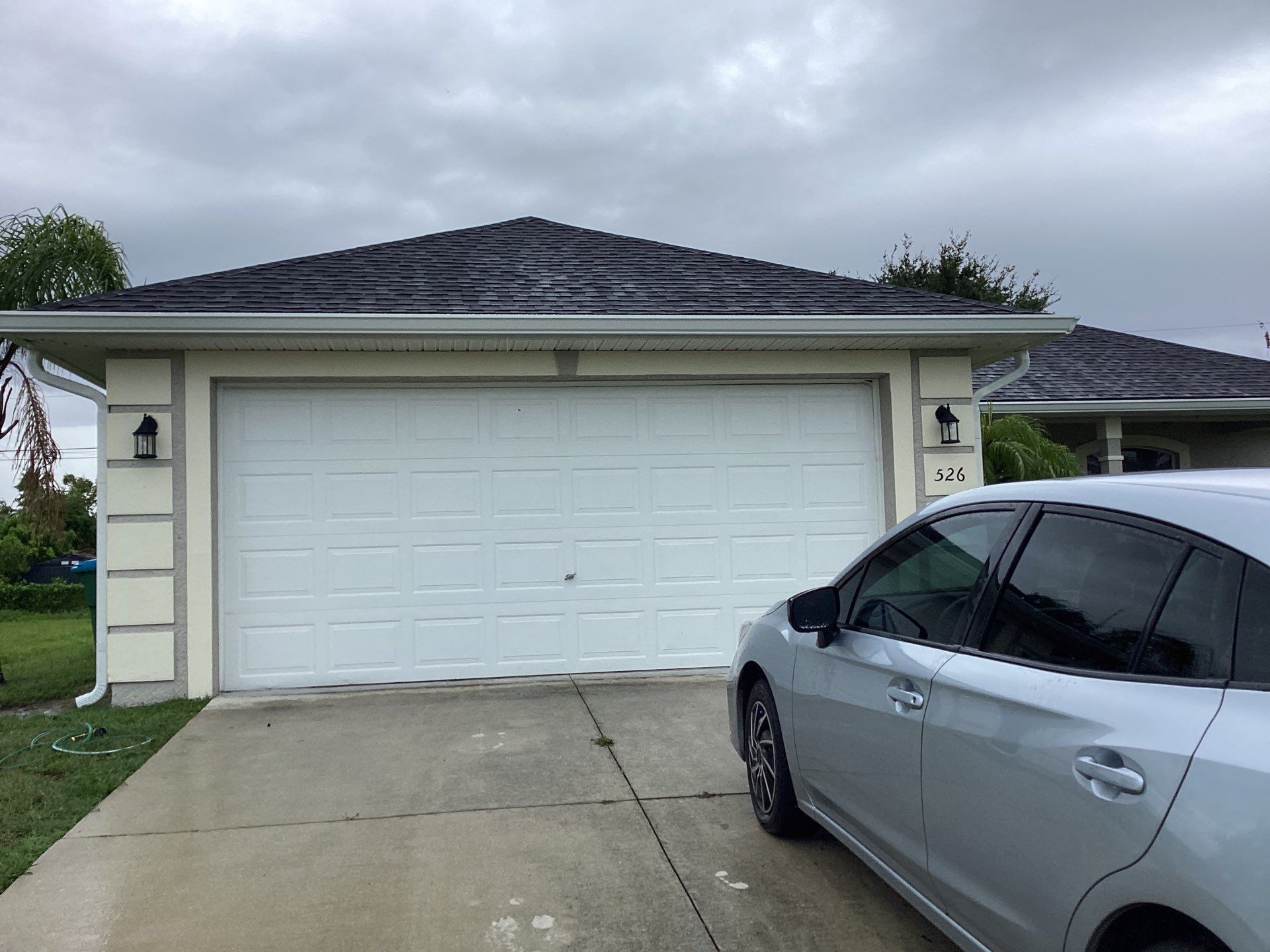 Seamless Gutters Project in Cape Coral Fl by Gutter Professors