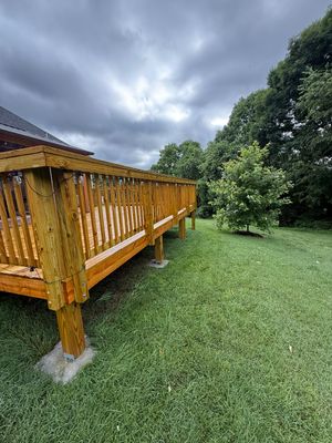 Wood Deck using Wood Sealant