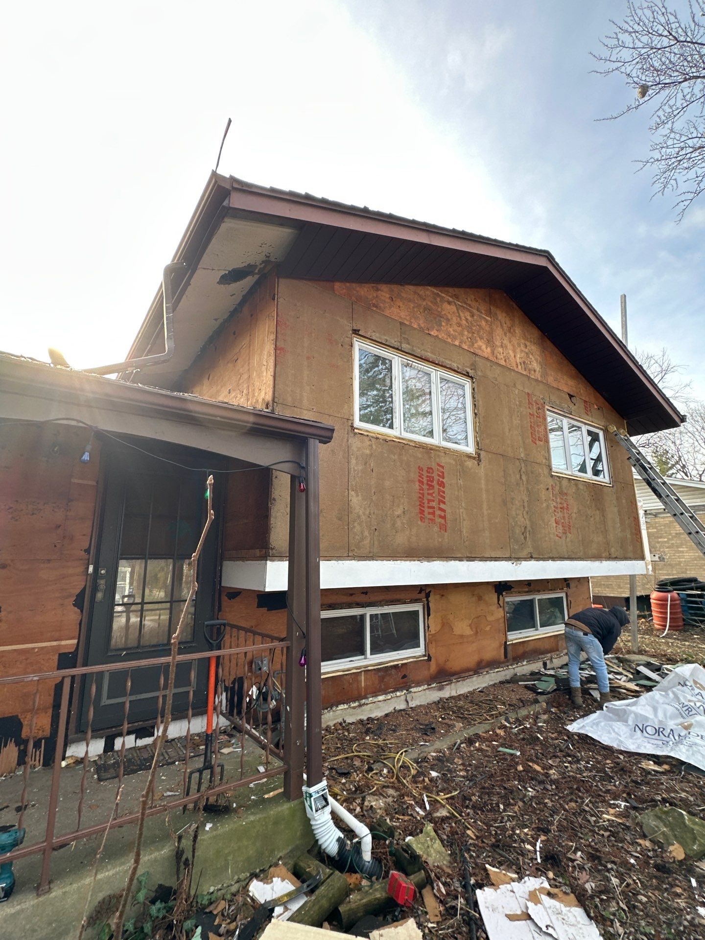 Siding Installation using LP Smartside  by Perfect Exteriors Inc. 