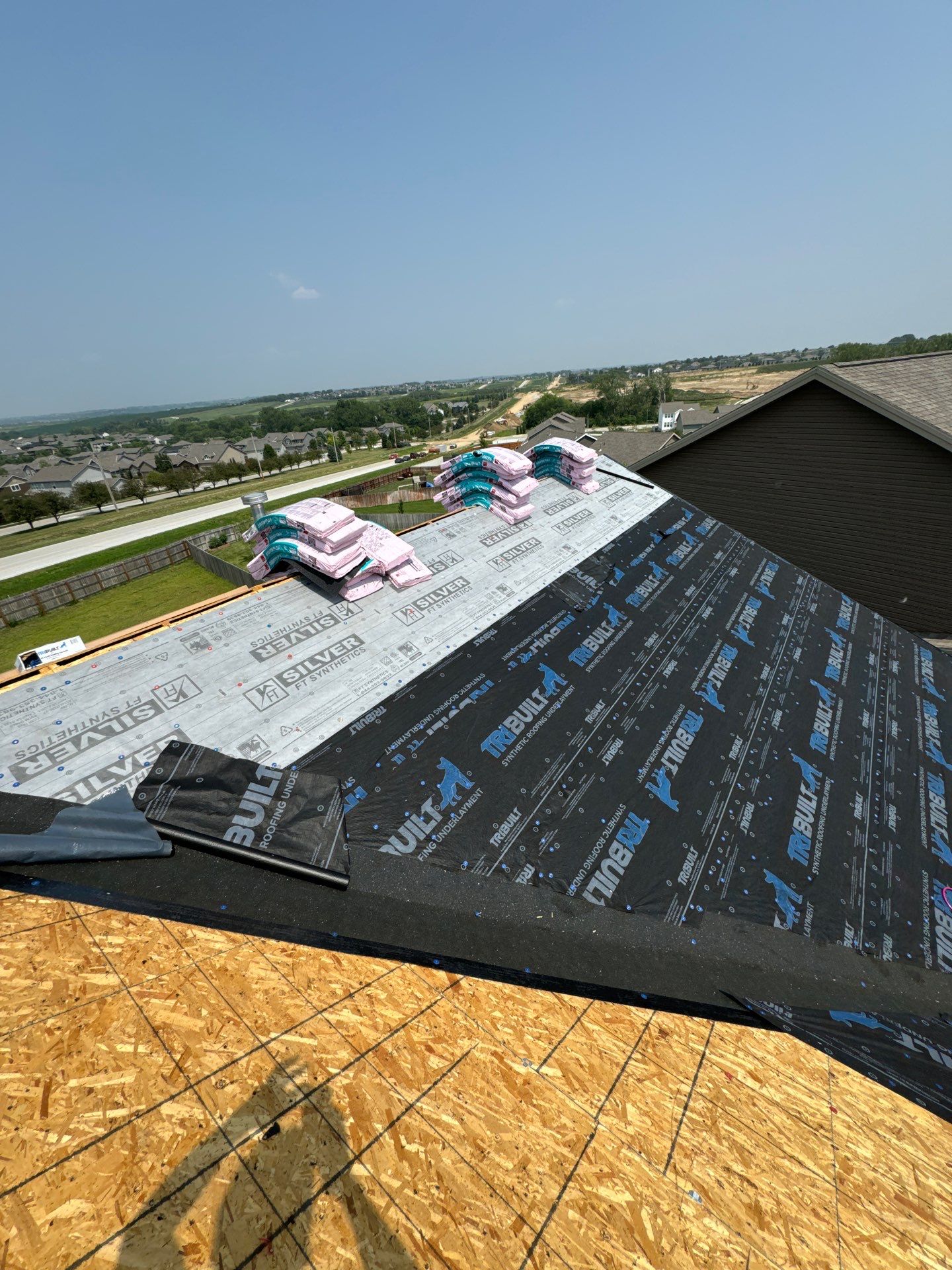 Roof Replacement with Open Metal Valleys in Bennington, NE by Crows Roofing LLC