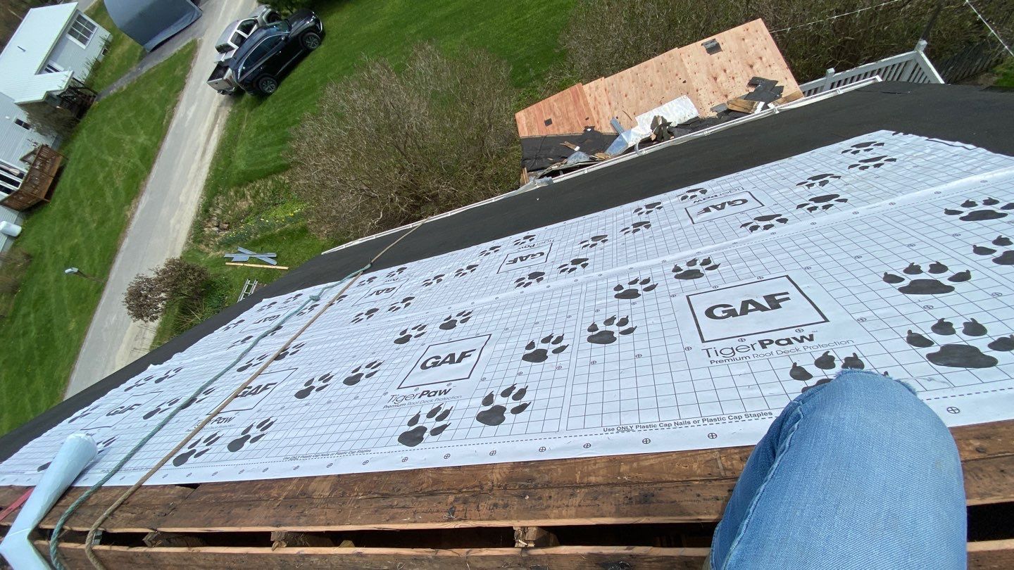 Residential Roofing Installation using GAF Timberline HDZ by Sensible Home Solutions