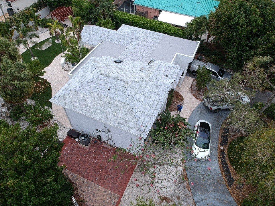 Residential Roofing Installation using 1" Nail strip metal roof by BLUES BROTHERS ROOFING