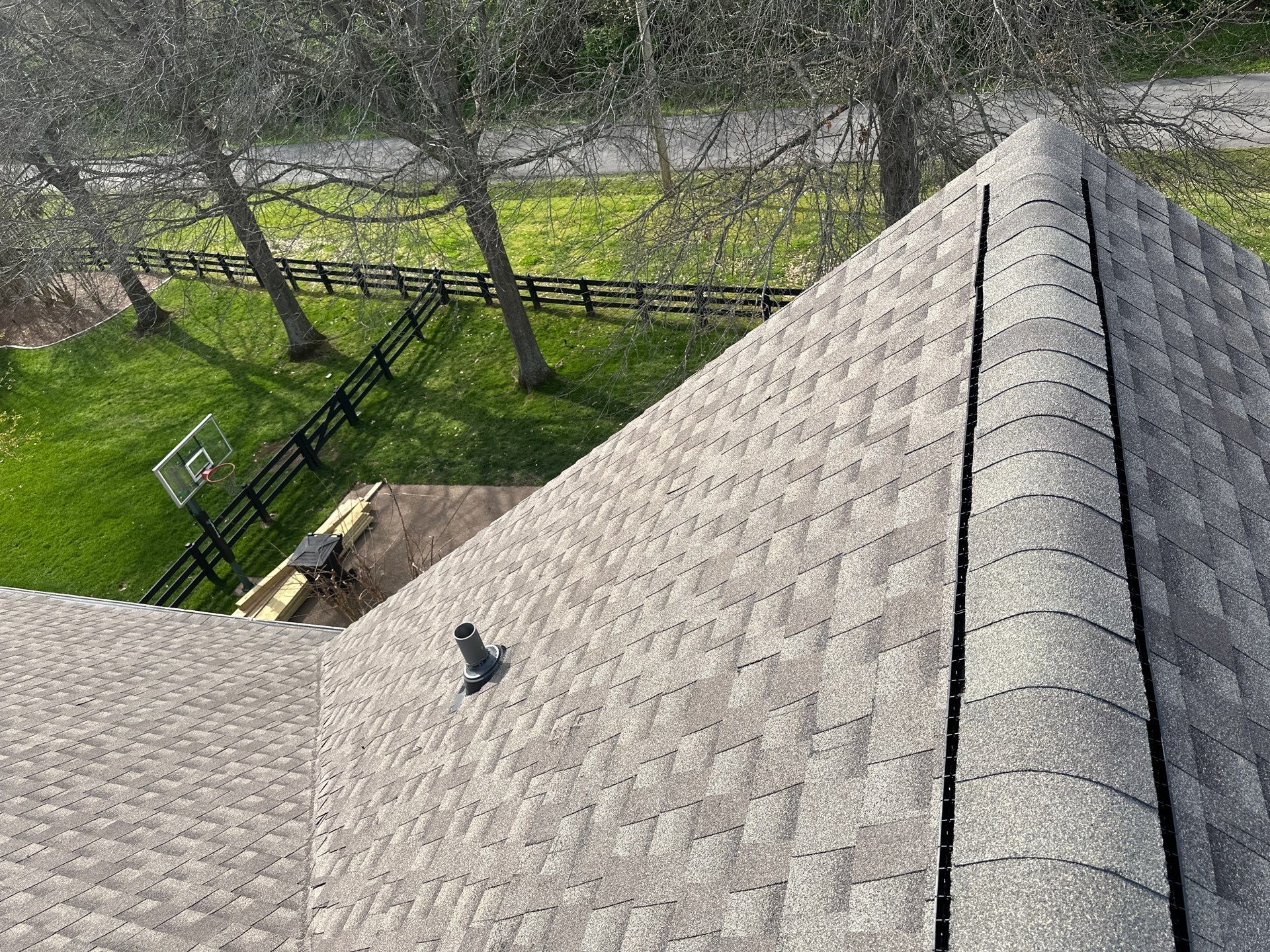 Residential Roofing Installation using Gaf Timberline HDZ Weathered Wood by Undersun Roofing 