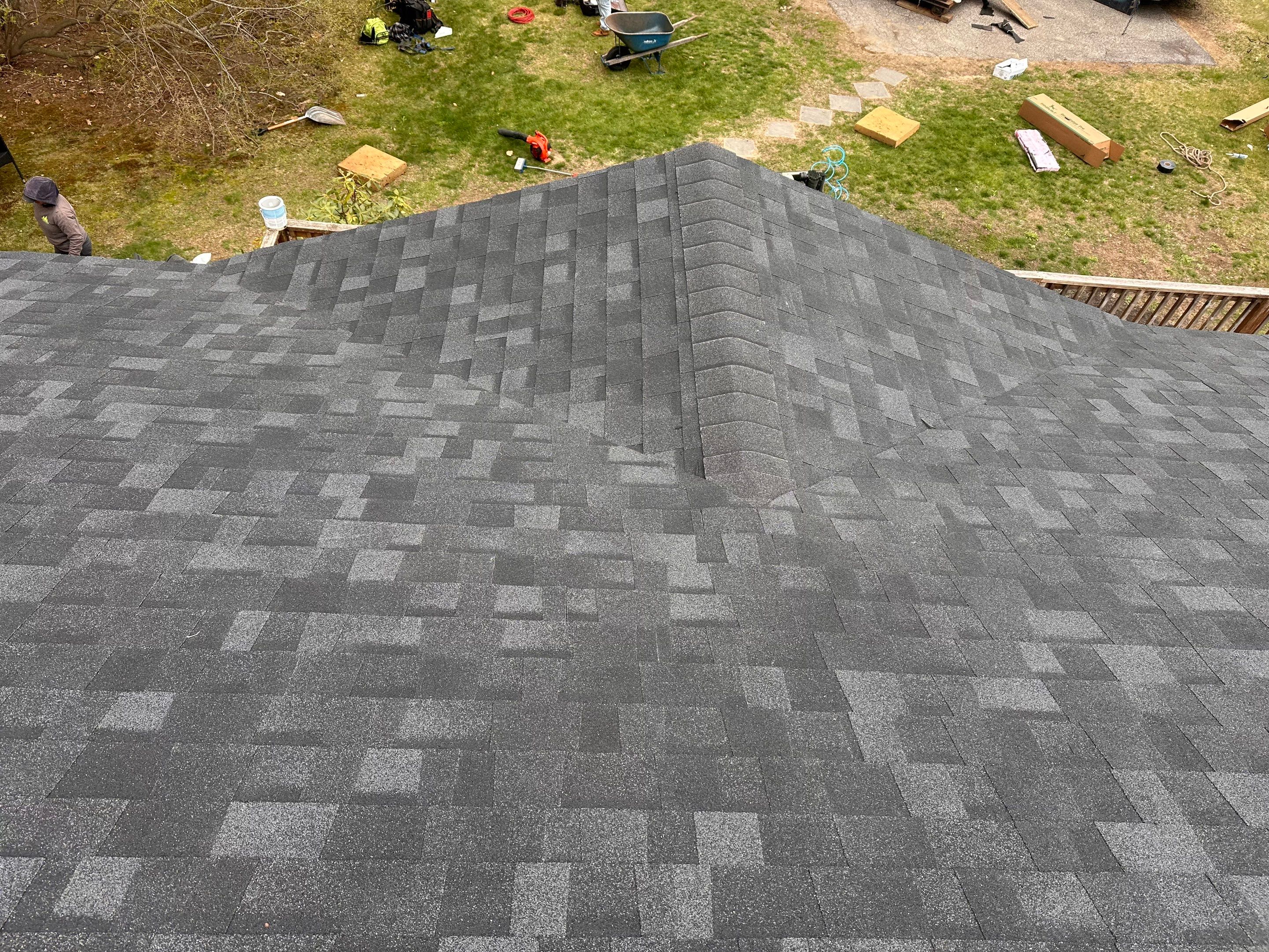Roof Replacement & Velux Double Bubble Skylight Installation – Madbury, NH by Tall pine roofing