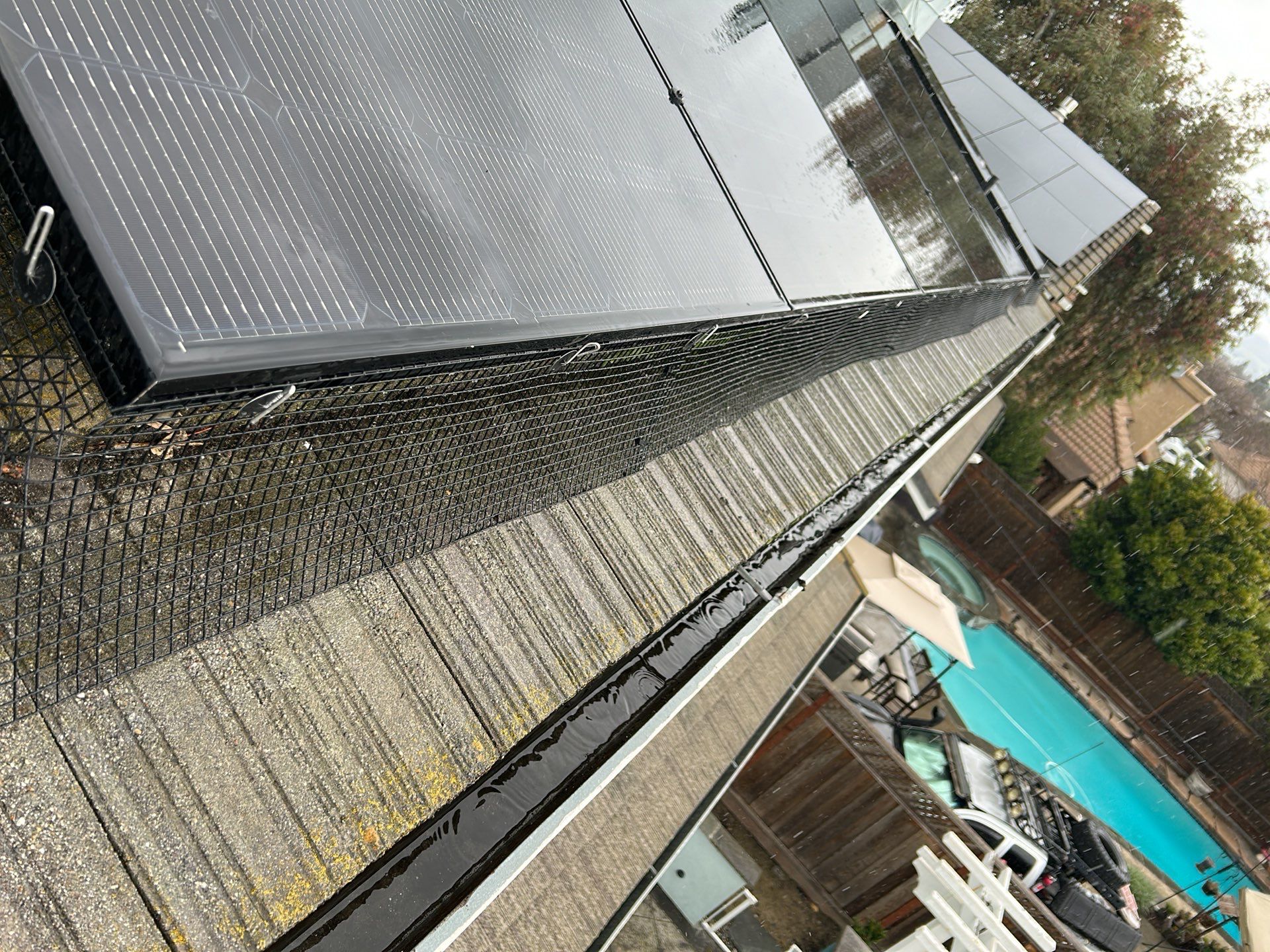 Solar Panel Bird Proofing using Critter Guard Mesh-Flat tile by All One Solar Shine