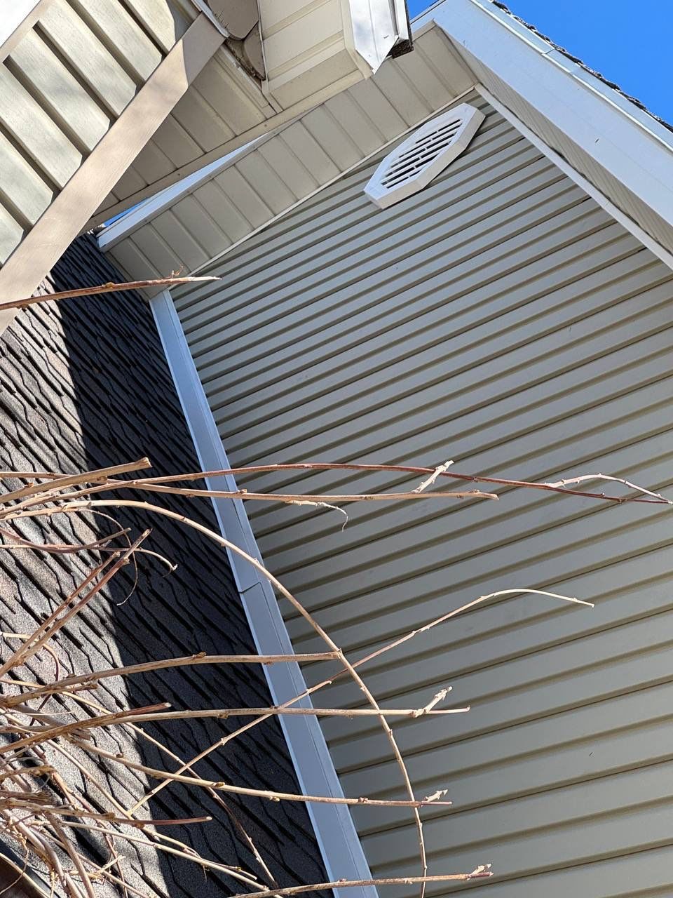 Salt Lake City | Targeted Vinyl Repair & Gable Vent Upgrade | Crisp White by Ideal Siding Utah