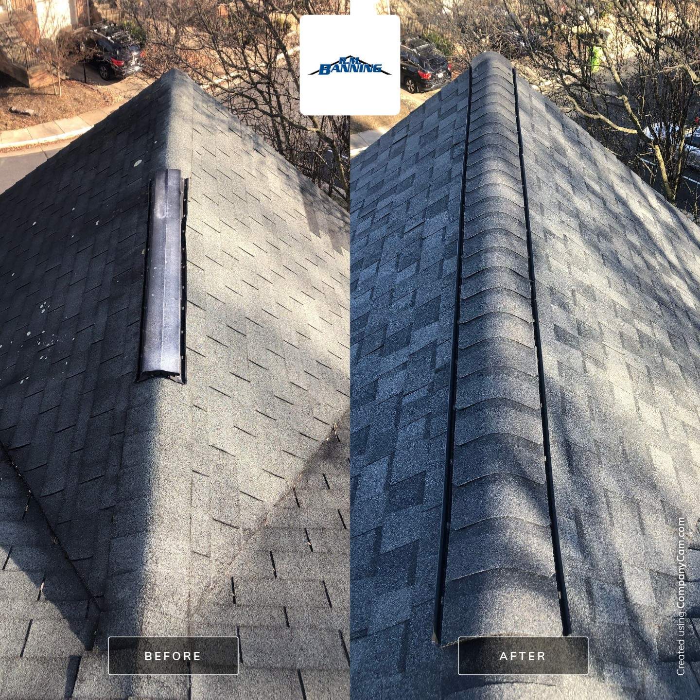 Alexandria CertainTeed Landmark Pro Roof in Max Def Pewterwood  by RM Banning, Inc.