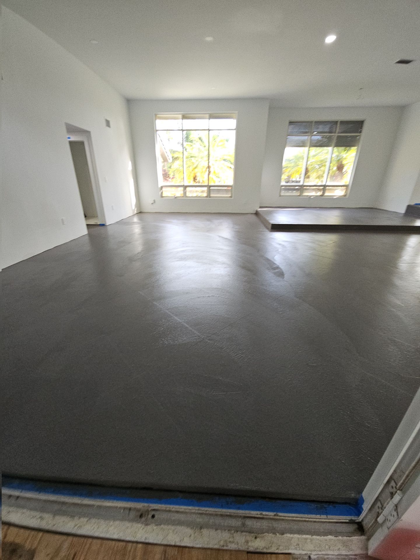 Home Floor Resurfacing w/Microtopping by Seamless Surfaces