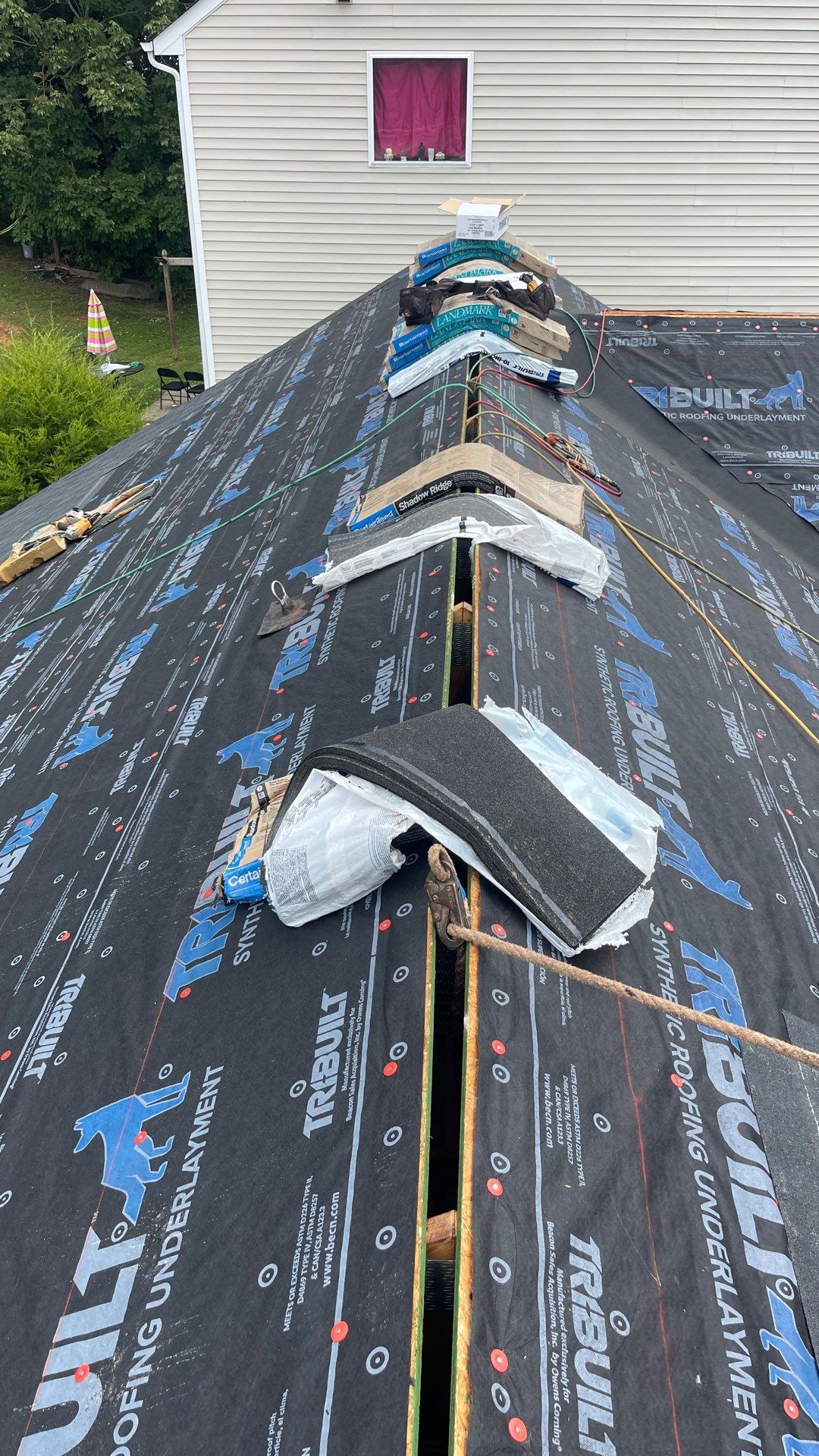 Roof and gutter replacement by wind damage by Just Brilliant Restoration JBR