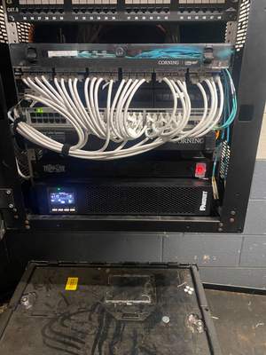 Structured cabling installation by CimaSolutions