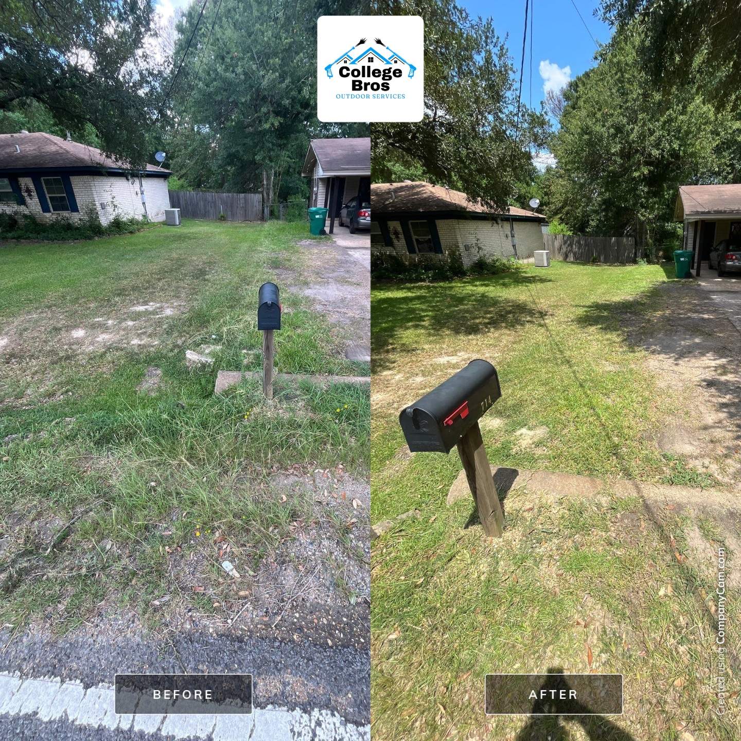 Lawn Mowing West Monroe by College Bros Outdoor services