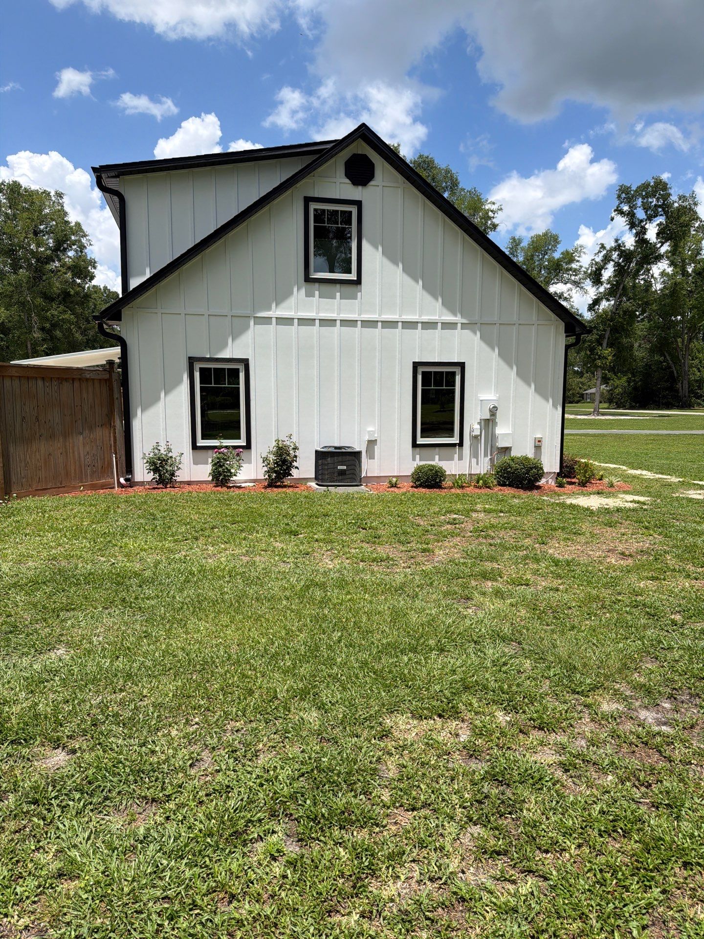 Andersen Window Installation for Modern Live Oak Farmhouse by Windows & Doors Store