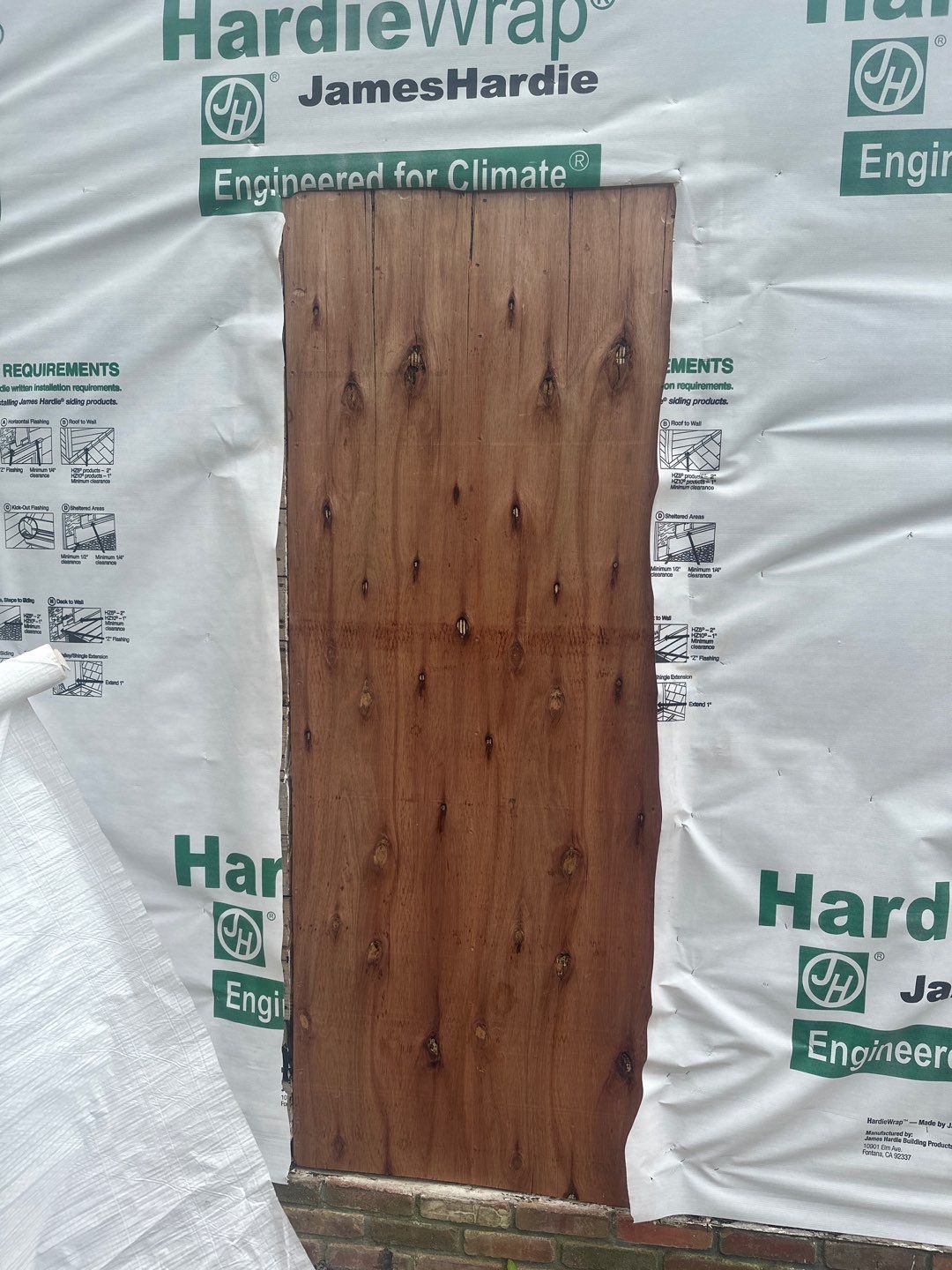 Siding Installation using Hardie Plank Artic white by A Plus Exterior