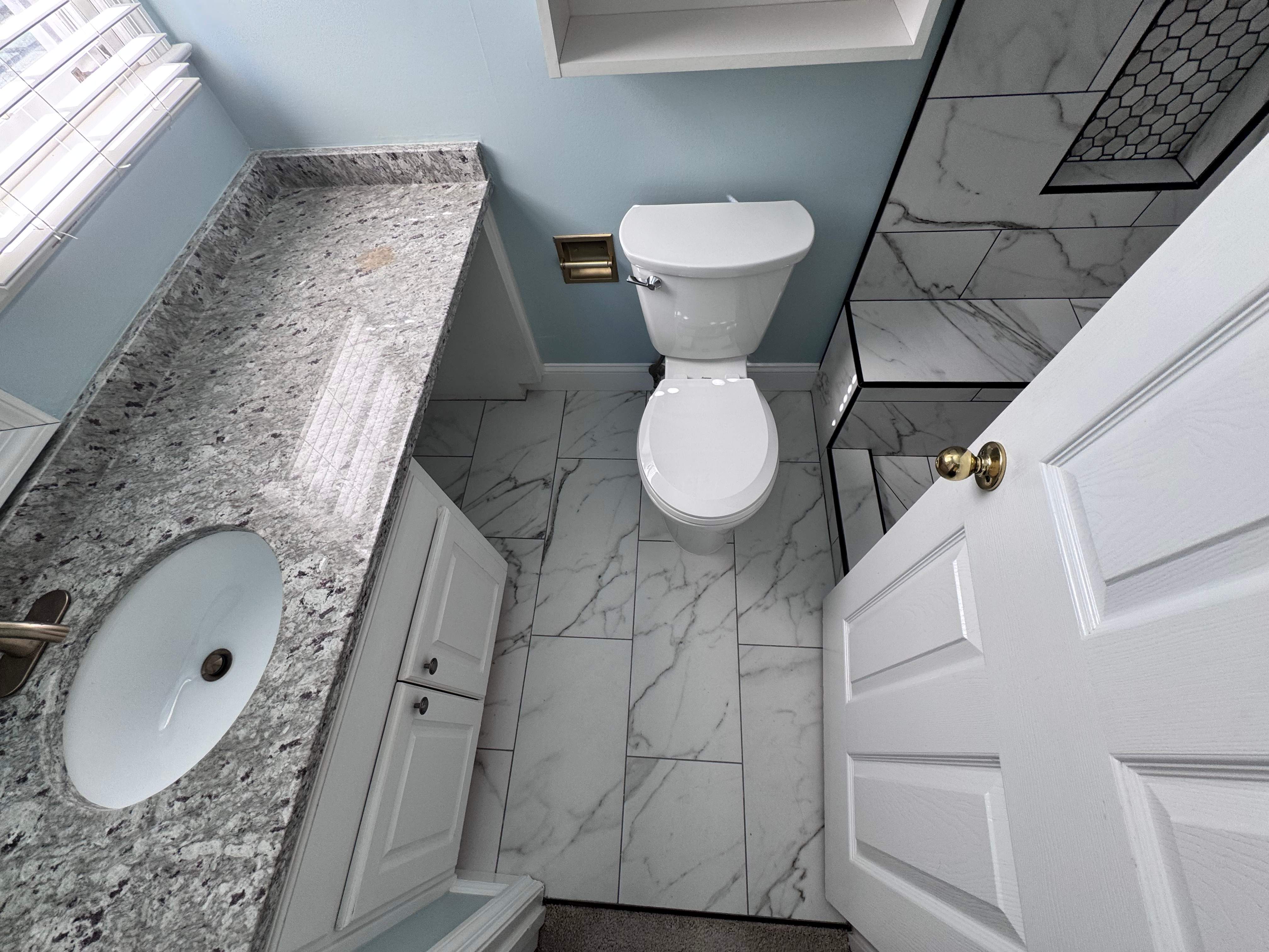 Tub to walk-in shower by Prudencio