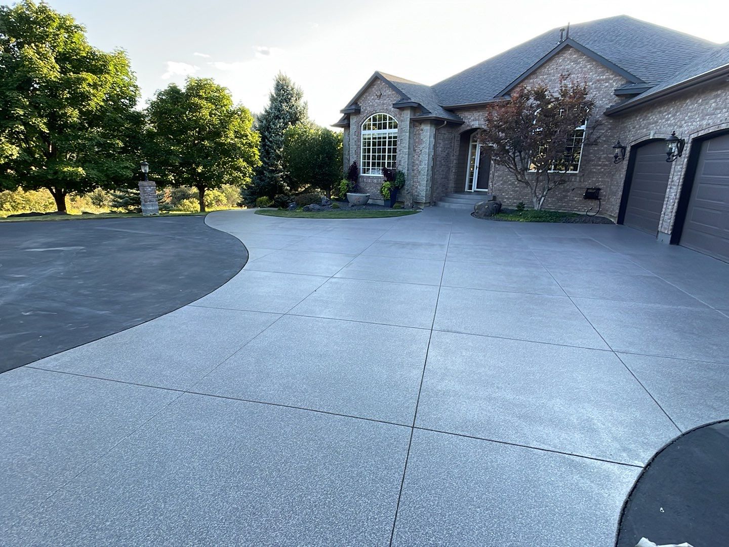 Driveway TransFLOORmation using Greystone 1/8" by Croc Coatings, LLC