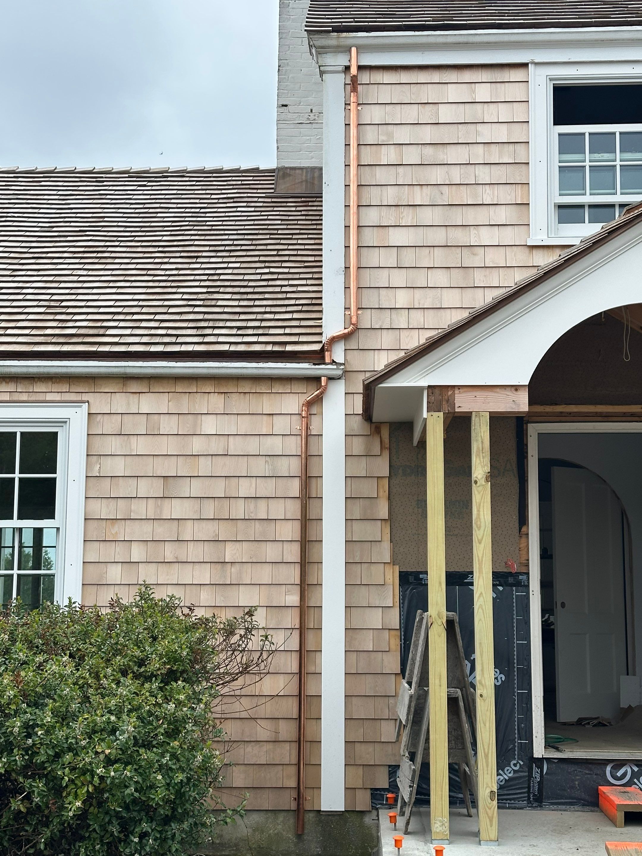 Cedar Roofing, Siding, Copper Gutters - Private Residence by Rinaldi Brothers