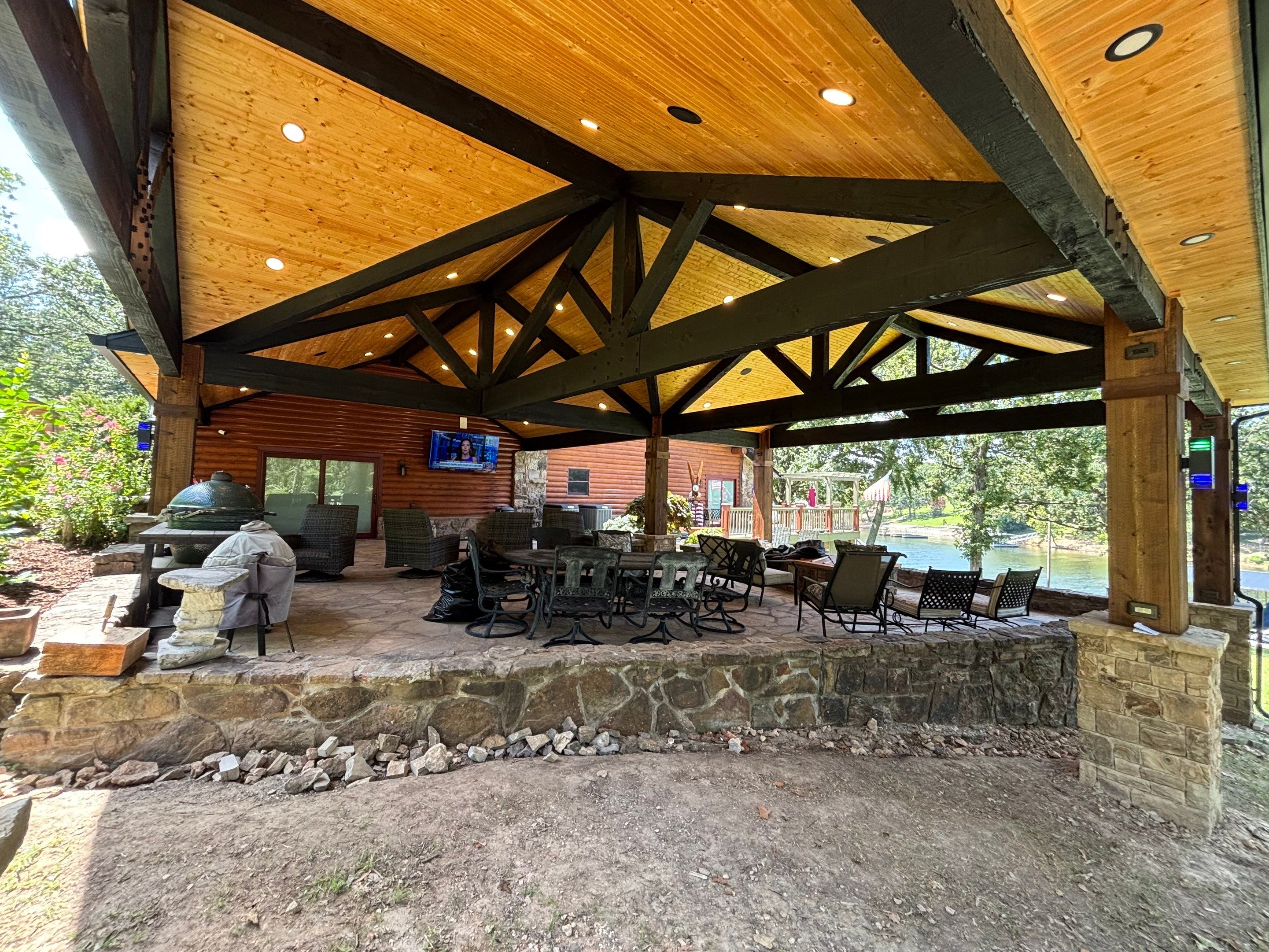 Custom Outdoor Patio by Argent Electric LLC