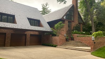 Residential Roofing Installation using North Country Slate - Unfading Black