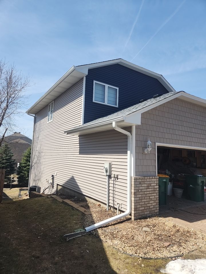 5" Gutters in Apple Valley by Next Level Seamless Gutters / Exteriors Inc.
