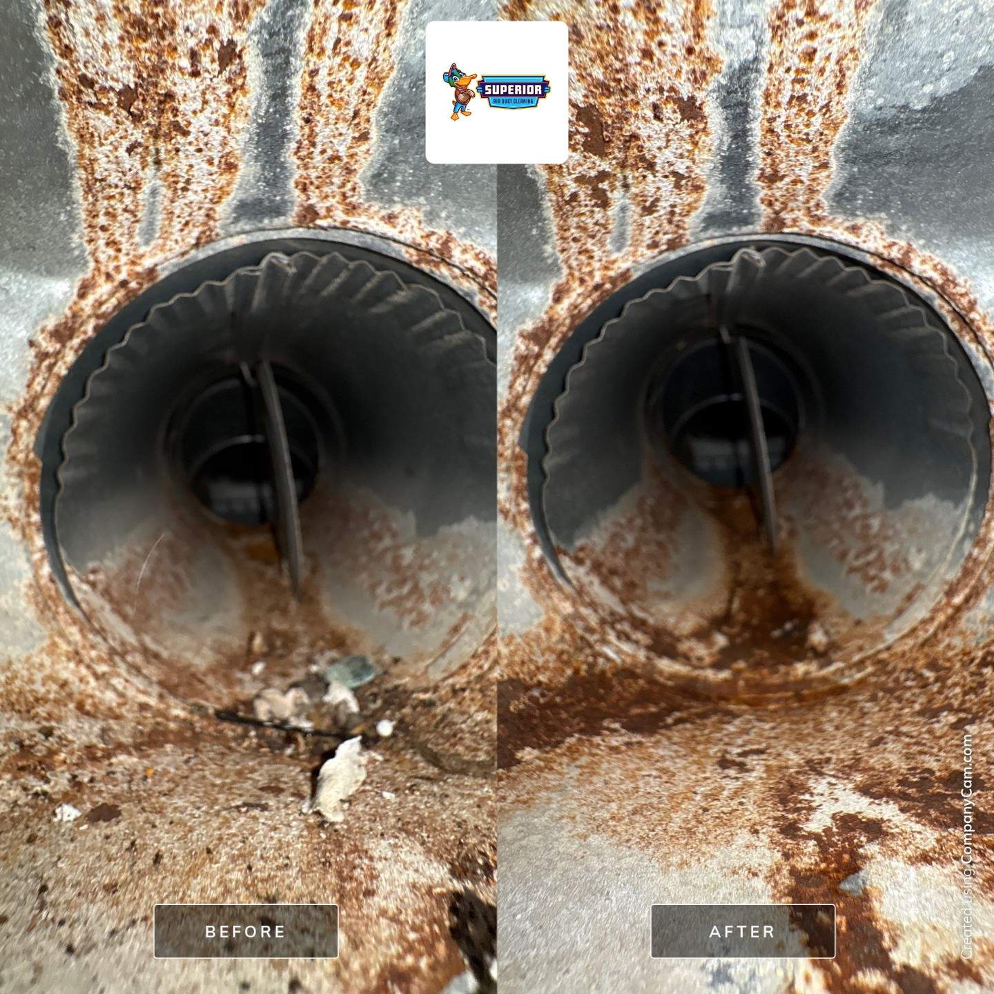 Air Duct Cleaning With a Vacuum Truck in Canfield, OH by Superior Air Duct Cleaning