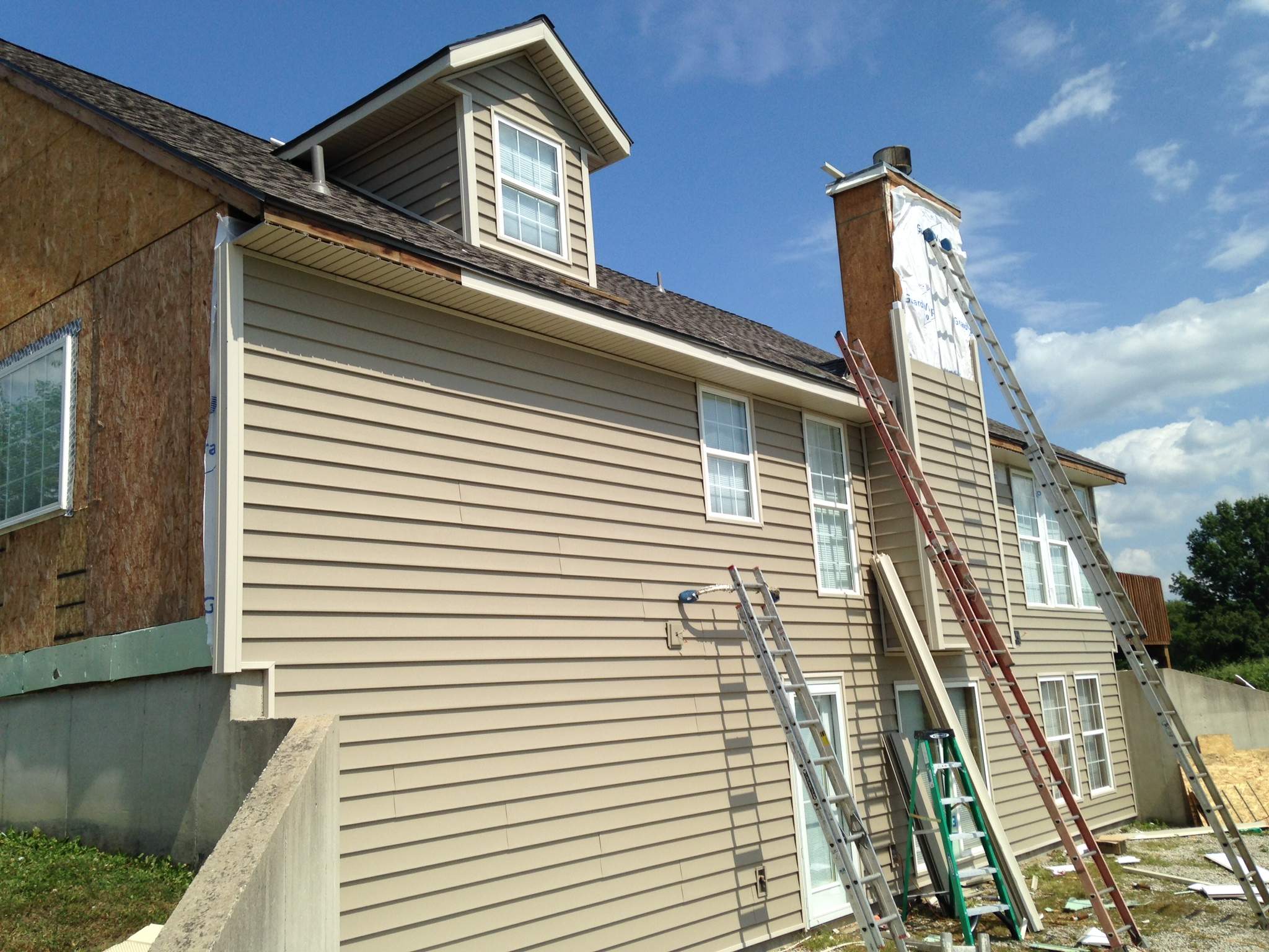 ROOF GUTTERS SIDING REPLACEMNT using GAF Timberline HD roof shingles and Alside Prodigy Siding by Gorilla Exteriors Contracting, LLC