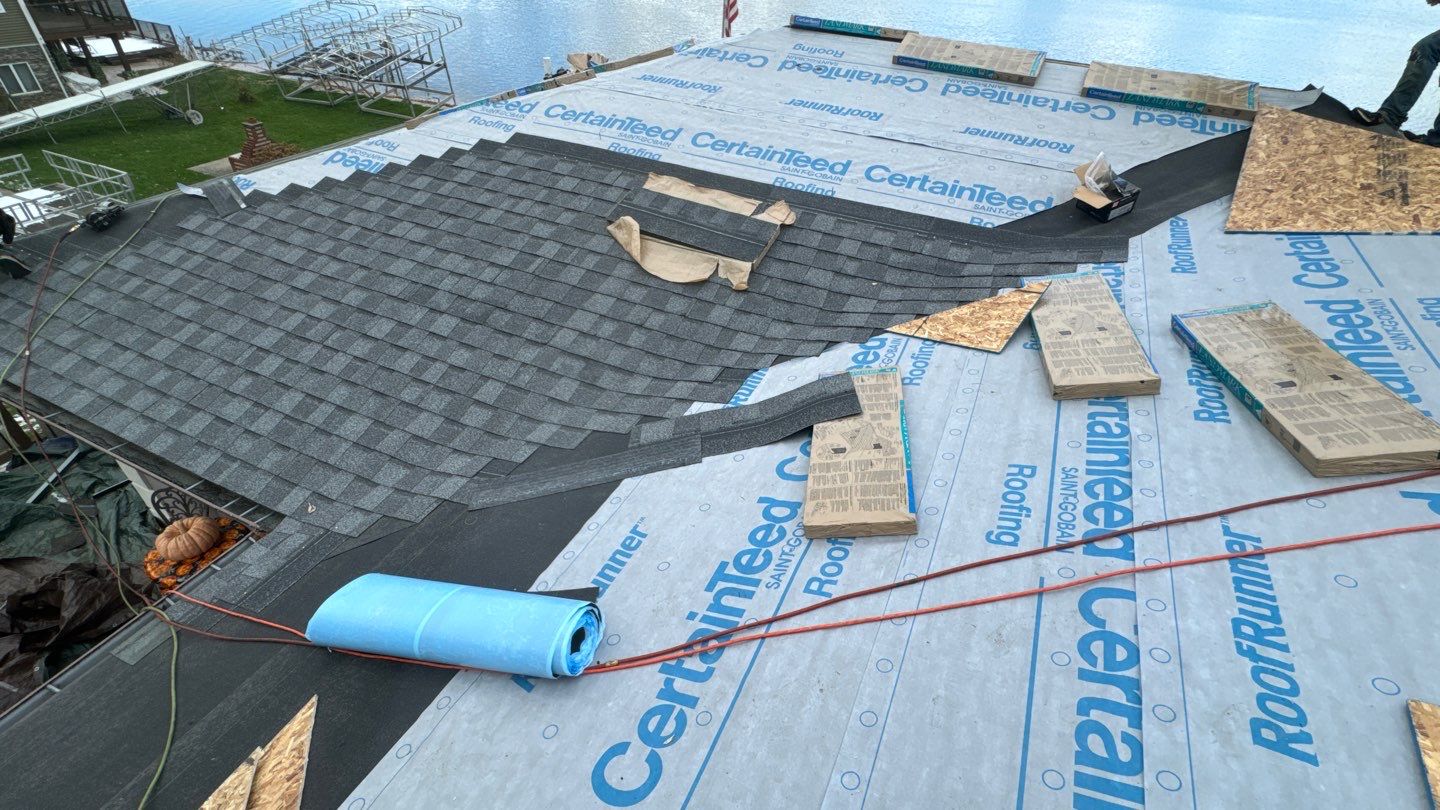 Roof Replacement using CertainTeed Landmark by 180 Contractors