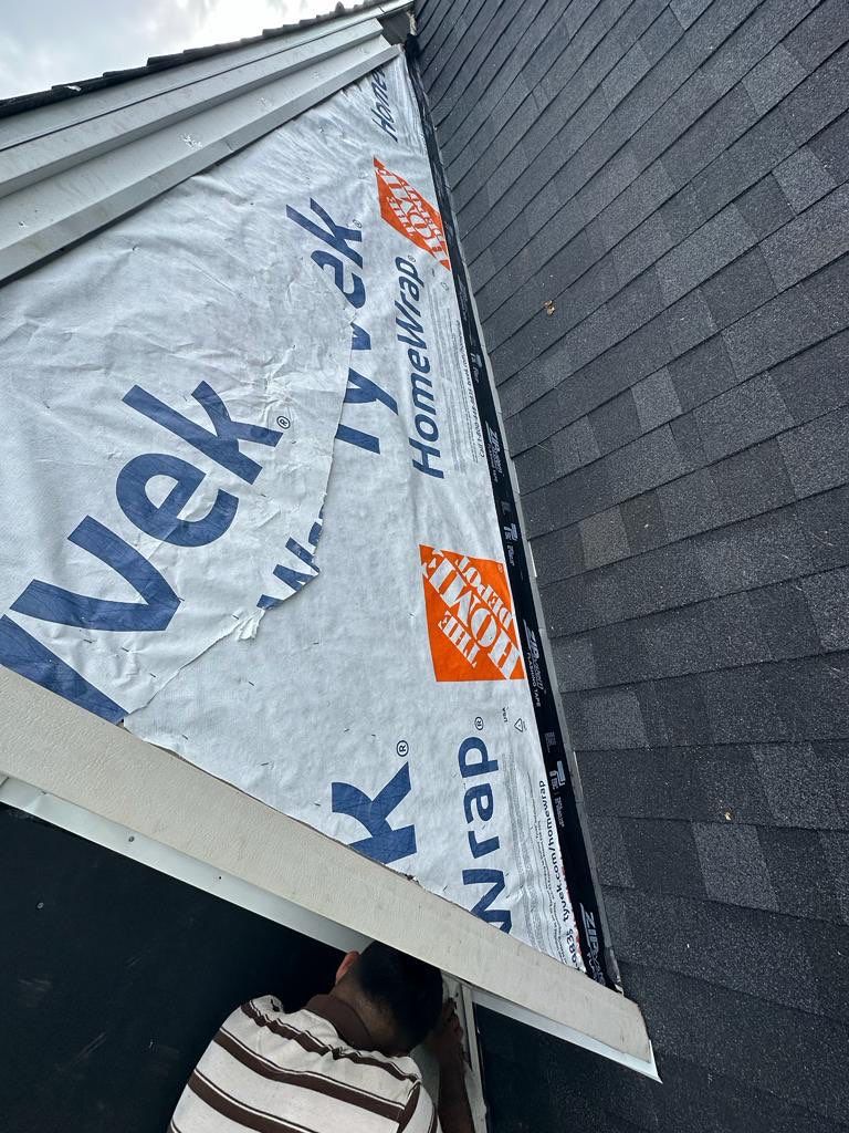 Residential Roofing Installation using Owens Corning Duration Onyx Black by A Plus Exterior