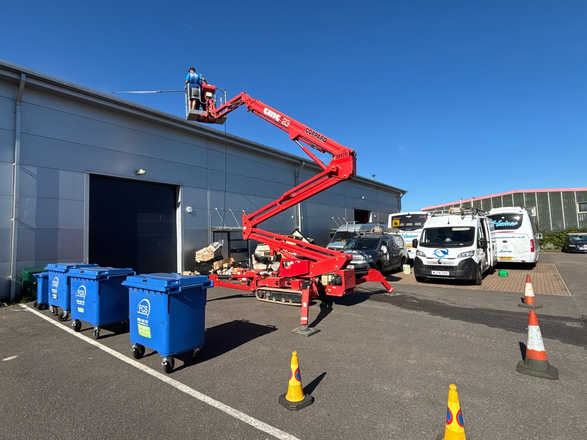 Warehouse Cladding and Roof Clean by Ges Exterior Cleaning ltd