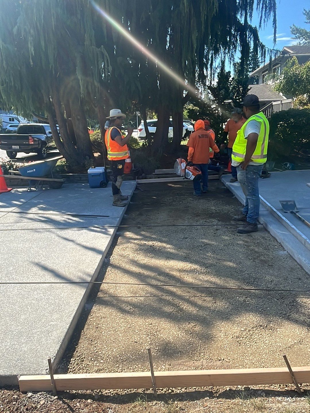 Joan | Concrete Driveway & Walkway   by Jireh Asphalt & Concrete Inc 