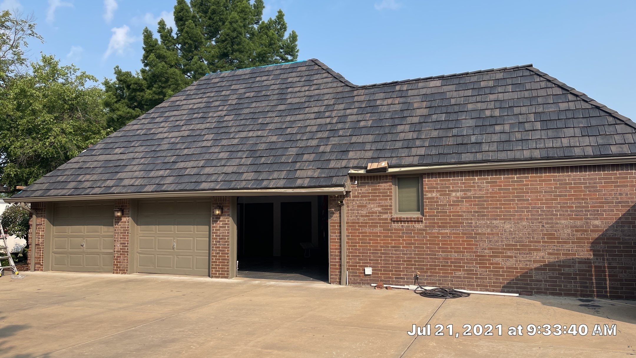 Residential Roofing Installation using Black Oak Shake by Eaton Roofing 