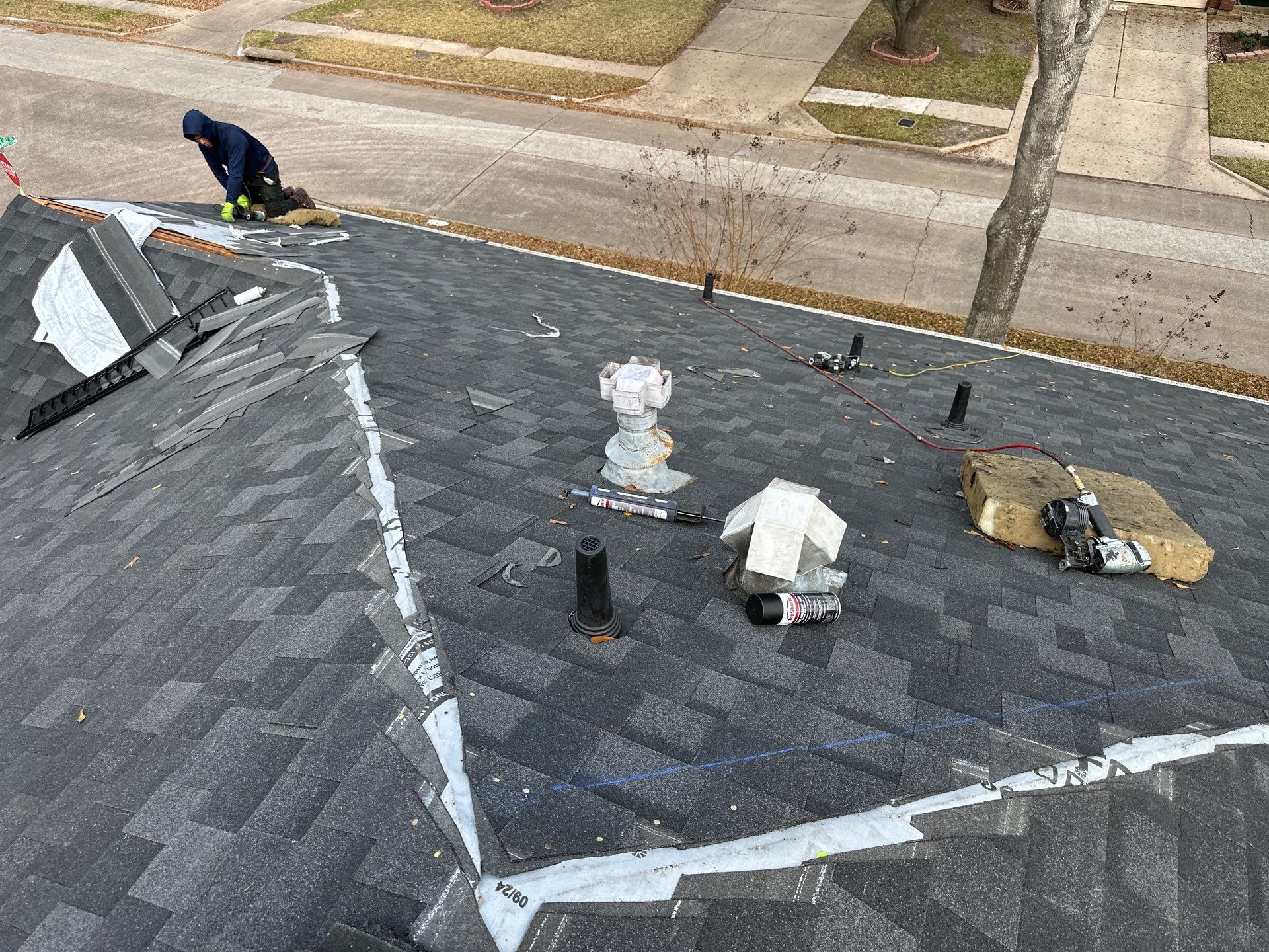 Roof Replacement completed in the Cypress Area! by Core Four Roofing