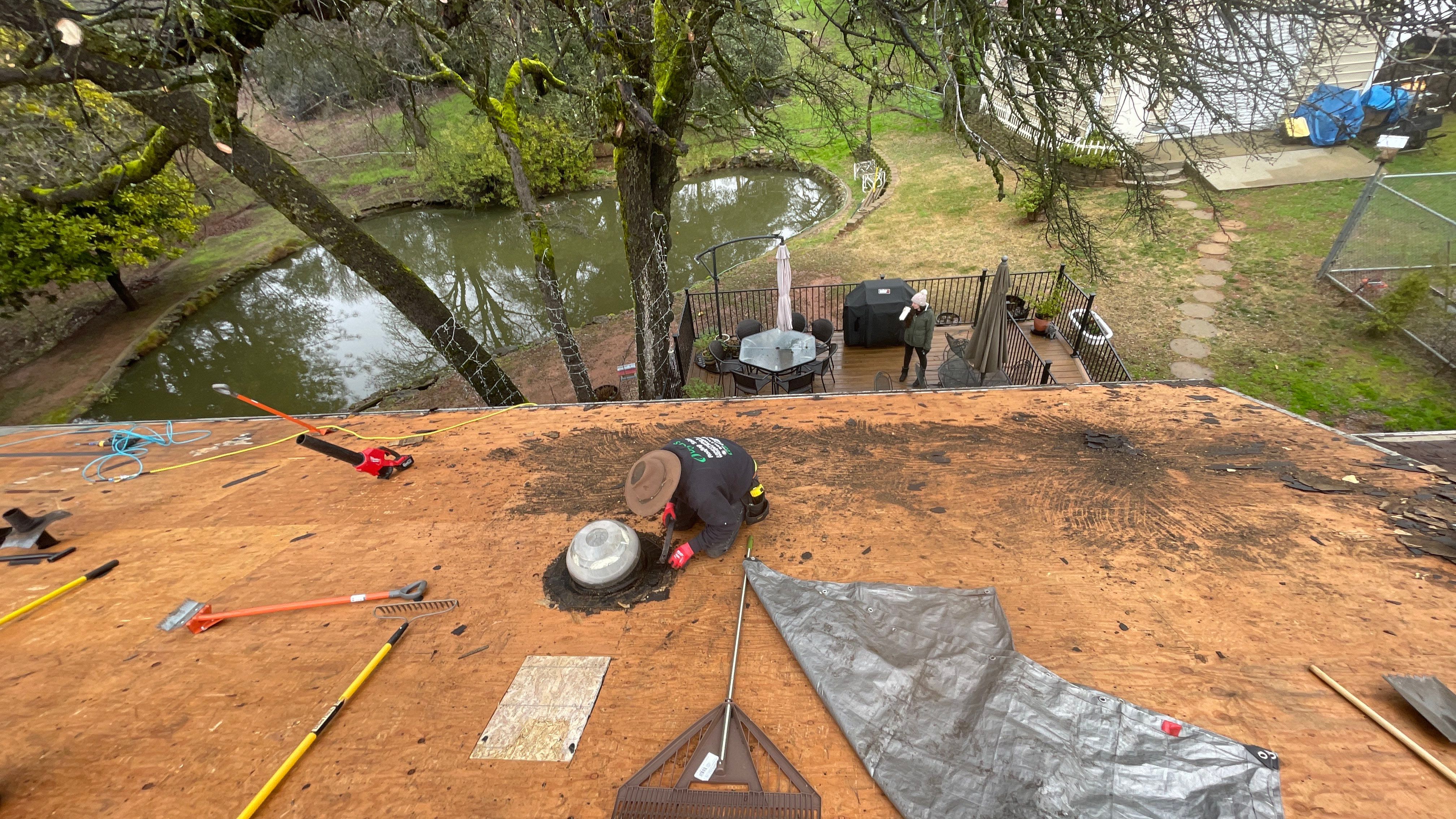 Residential Roofing Installation using Owens Corning Roofing Shingles by Byers Enterprises 