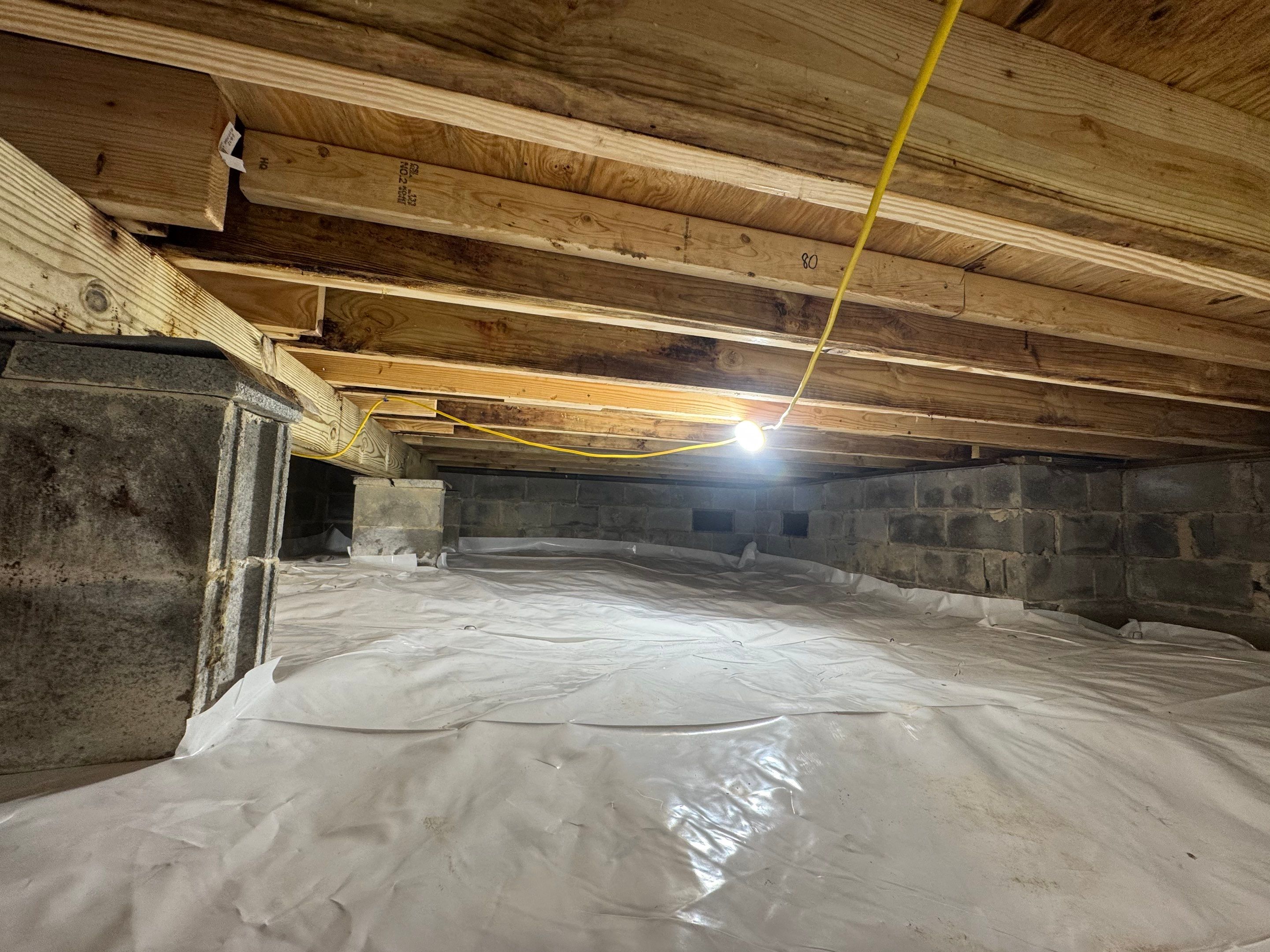 Project in Suffolk by Patriot Crawl Space Repairs