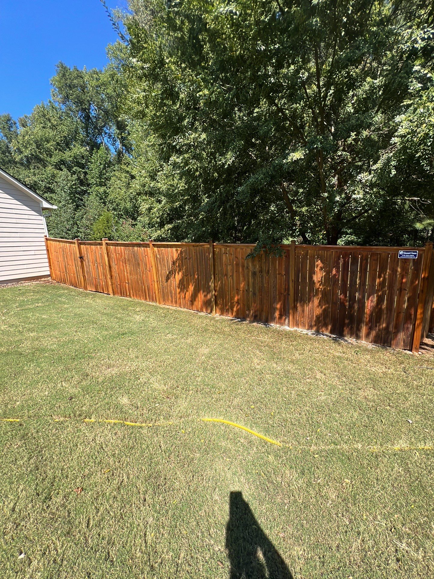 Fence Staining using Pecan by SSE by Titans of Timber Fence & Stain