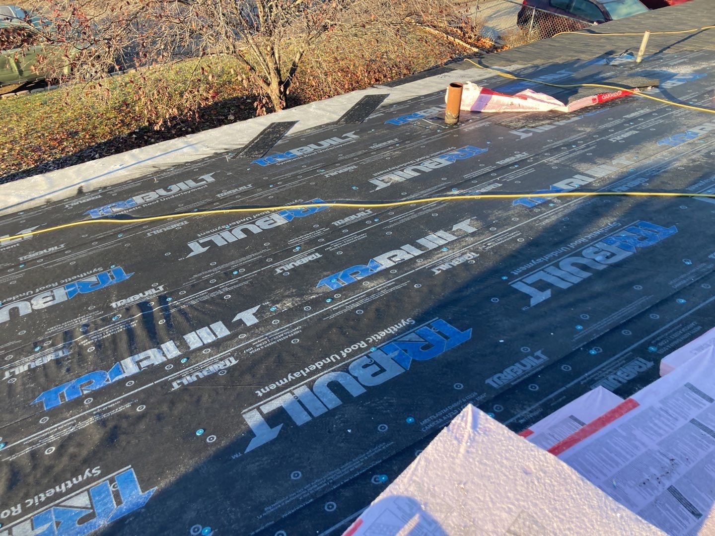 Meridian Single Level Residential Roofing Installation by ID Roofing LLC