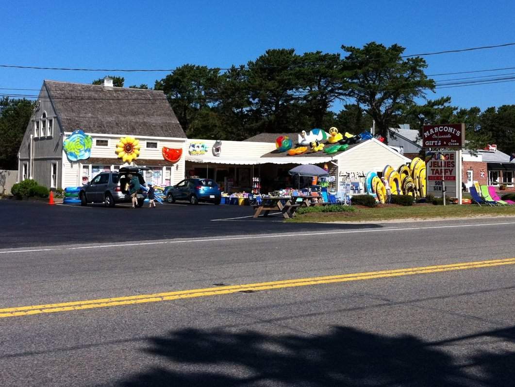 Marconi’s Oceanside Gifts-Seamless Aluminum Gutters by Gutter Pro-Wellfleet, MA by Gutter Pro Enterprises