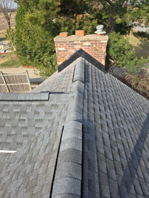 Residential Roofing Installation using GAF TIMBERLINE HDZ Pewter Gray