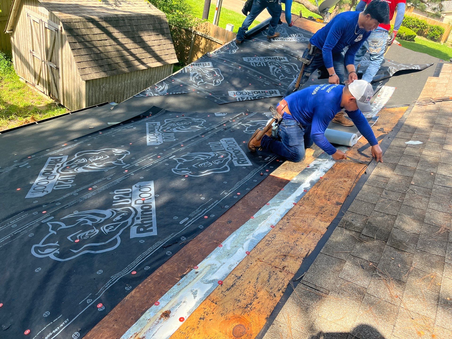 Residential Roofing Installation using Owen's Corning Duration (Lifetime) Shingles by Roof Repair Company