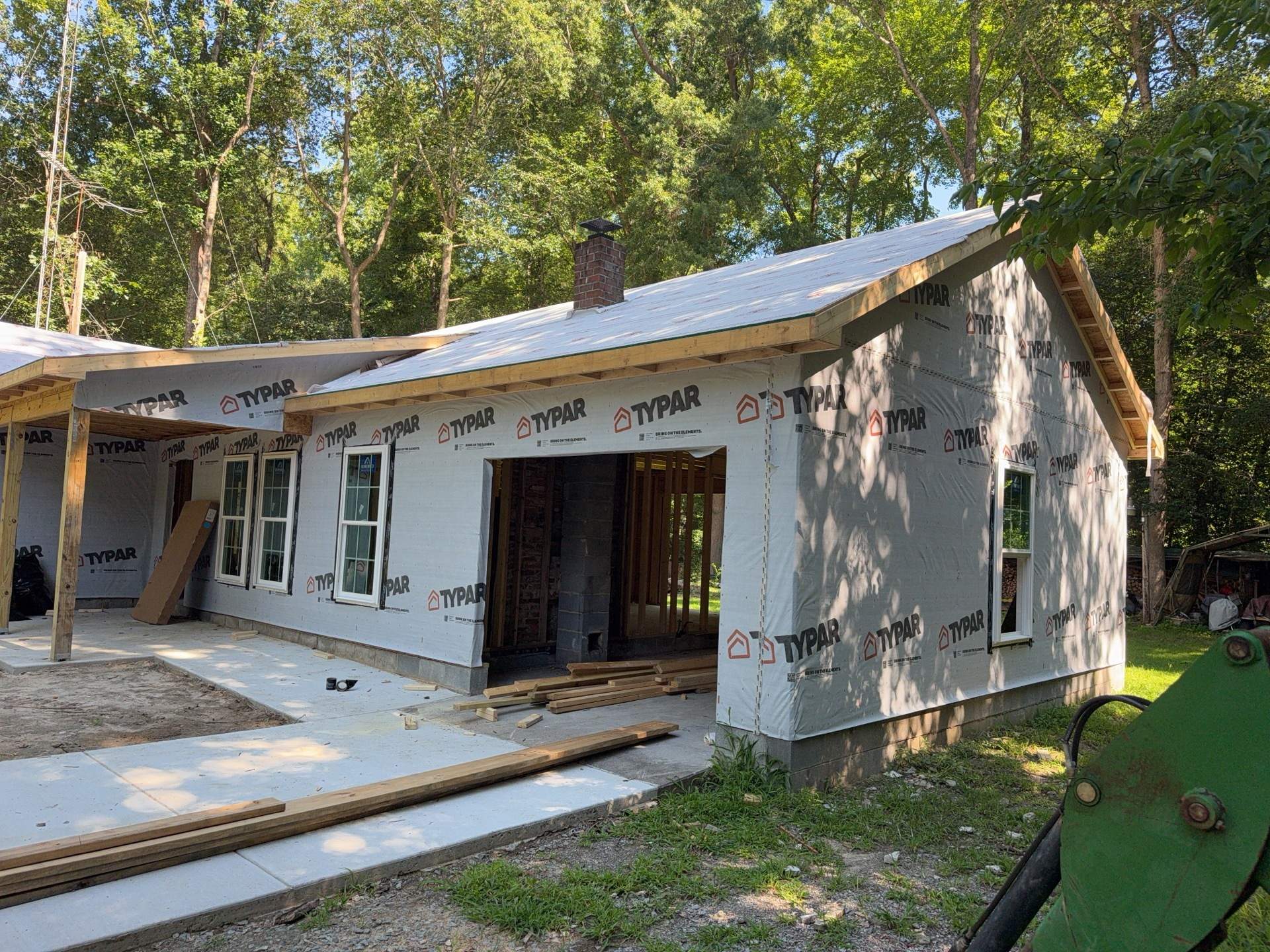 Single-Story New Construction Vinyl Siding Install in Gloucester by Cade Construction