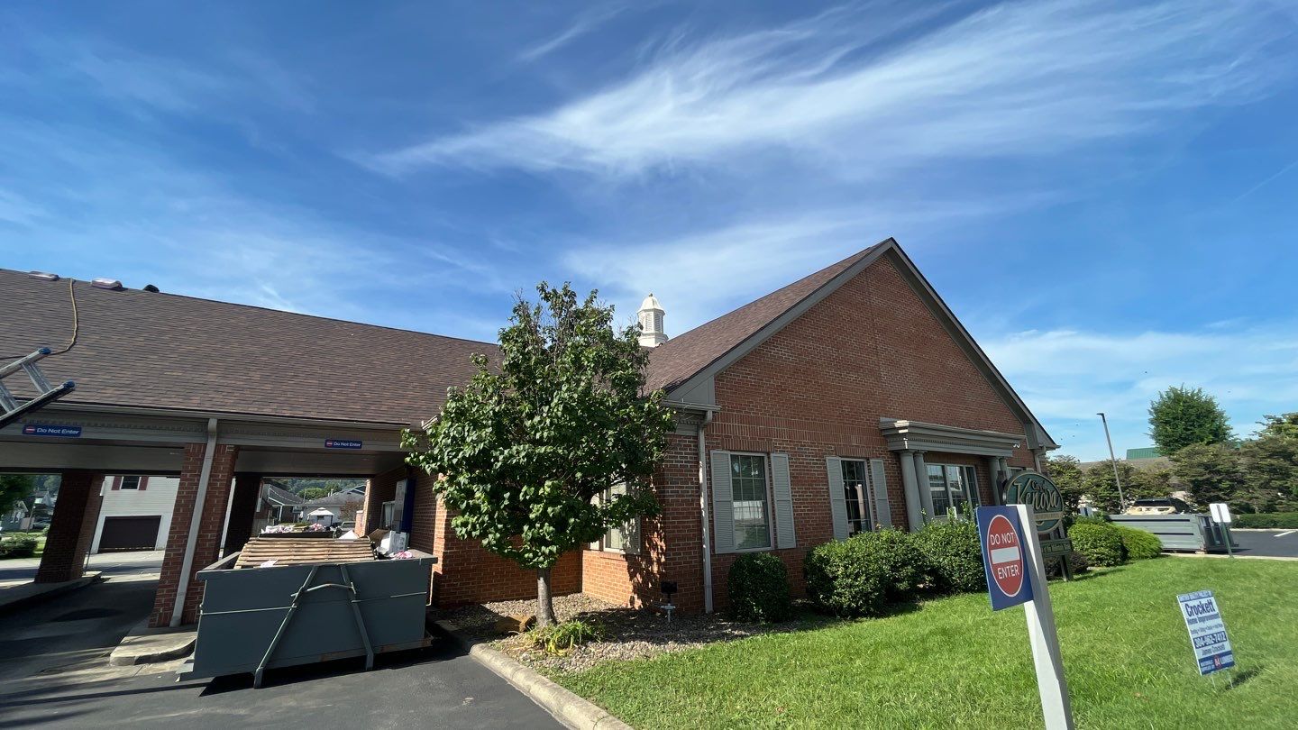 Commercial Roofing Installation using Performance Shingles by Mr. Roofer