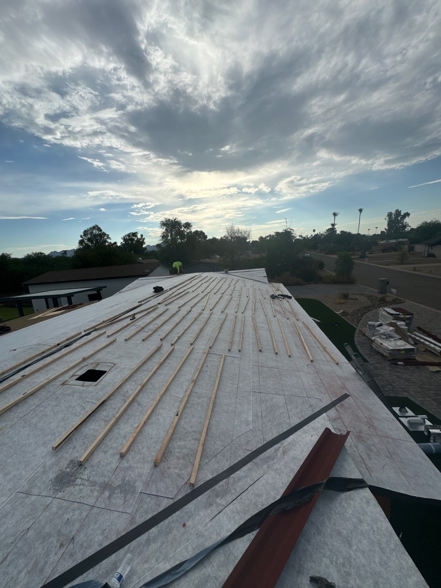 Terracotta Stone Coated Steel by Reimagine Roofing