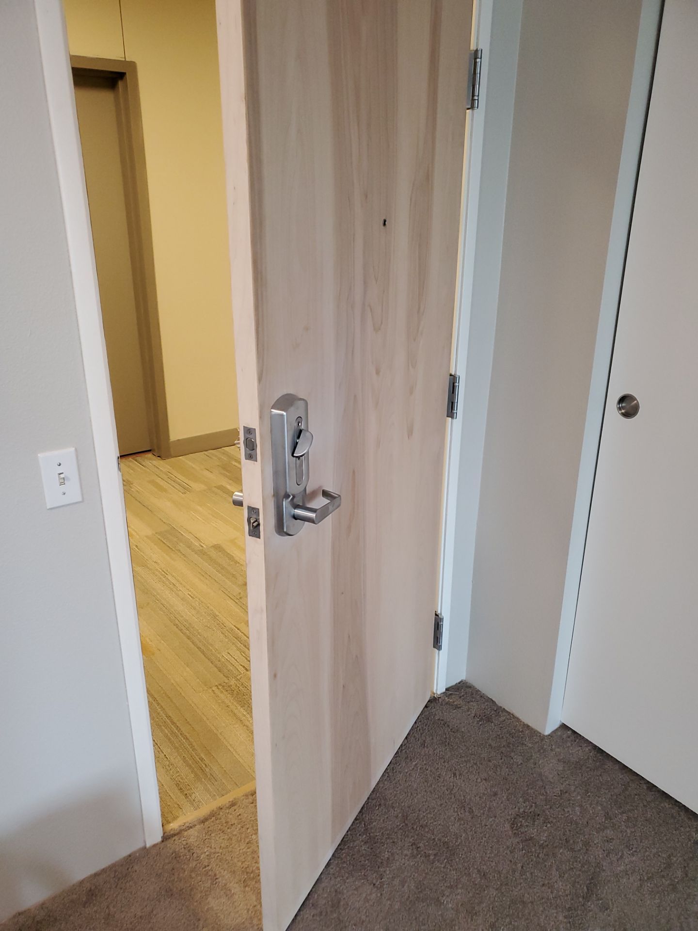 Complete Door Replacement using Wood Door by FBH Architectural Security