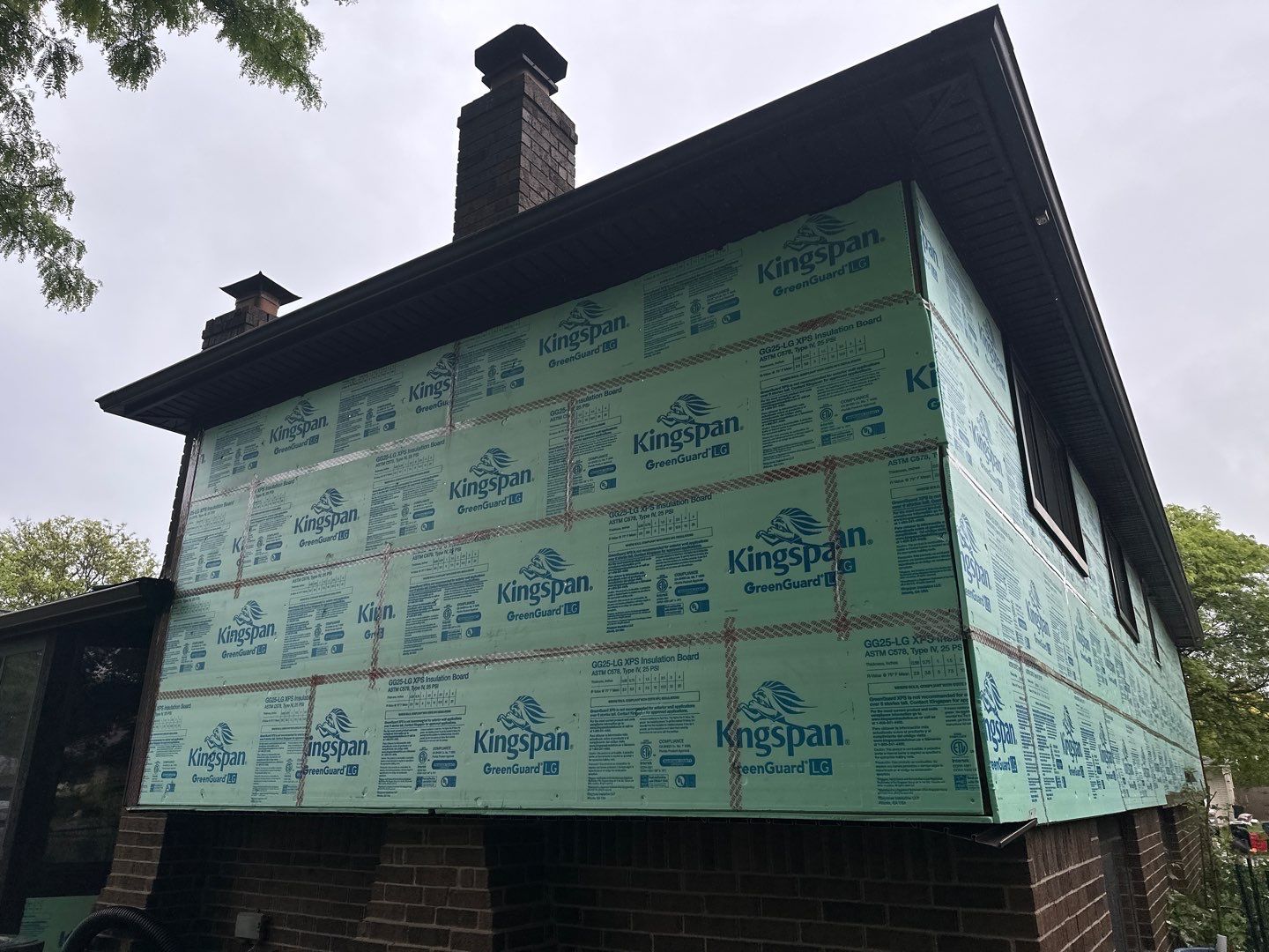 Siding Installation using Ascend 7" Composite Flagship Brown by 180 Contractors