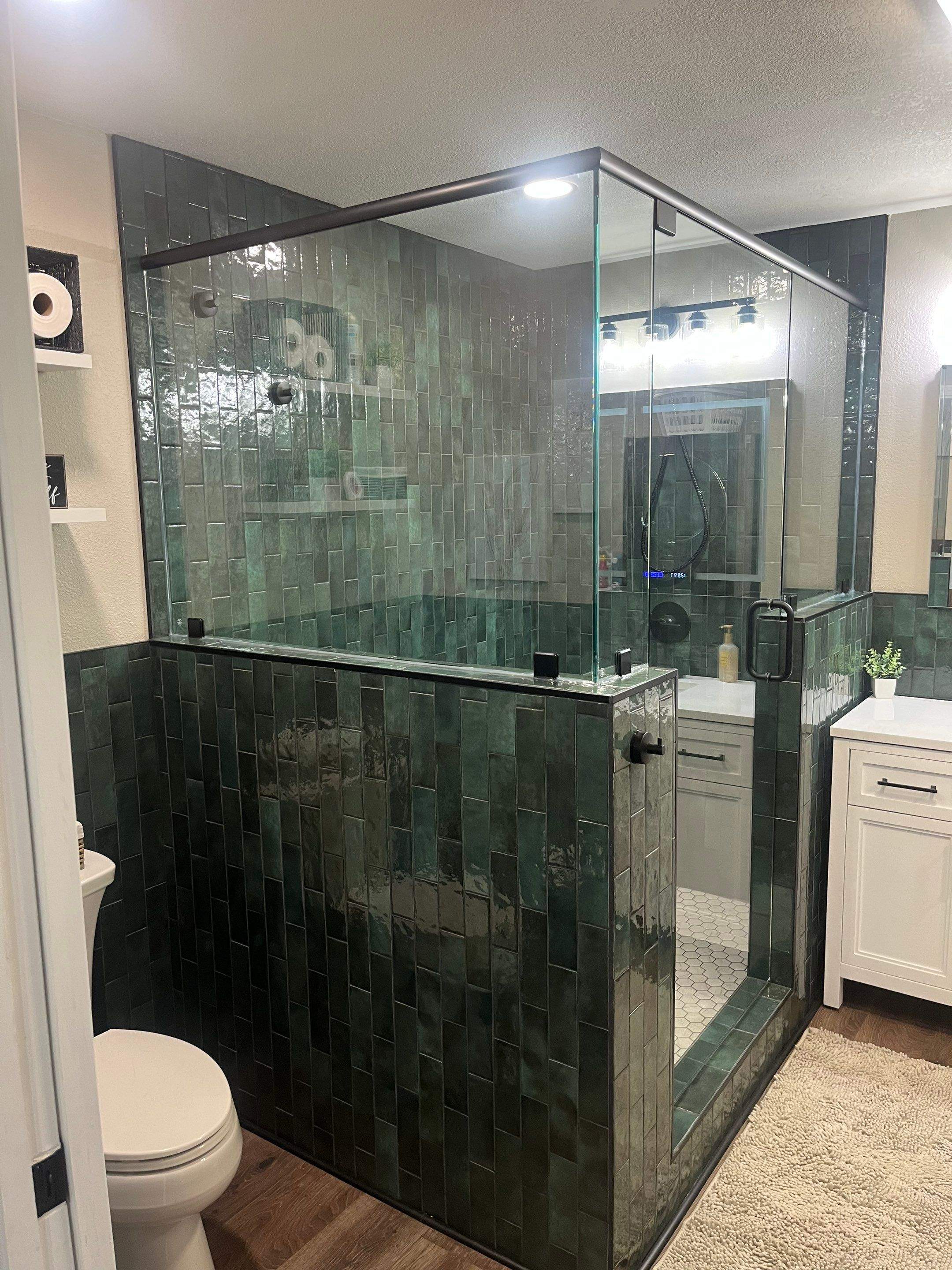 Shower Pictures by Custom Glass Service
